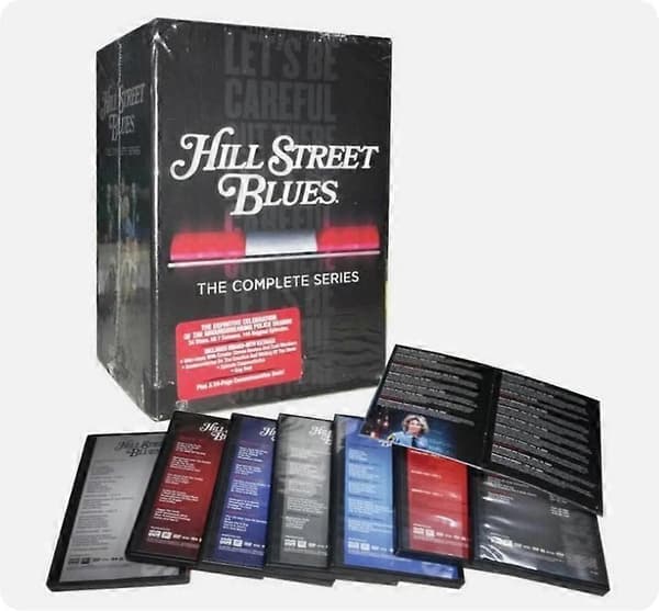 Hill Street Detectives Kausi 1-7 Koko sarja [DVD 34-levyä]
