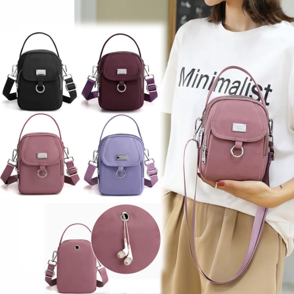 Mini axelväska för kvinnor Handväskor Messenger Bag