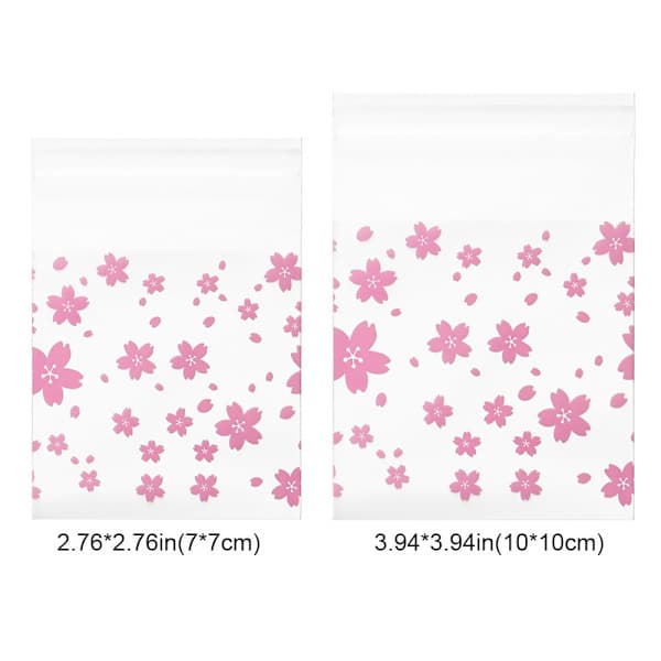 100 stk. plastikposer gaveposer 7*7CM 7*7cm 7*7cm