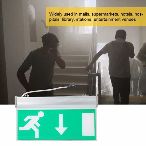 LED Nødudgangsskilt, Akryl LED Evakueringsindikatorskilt