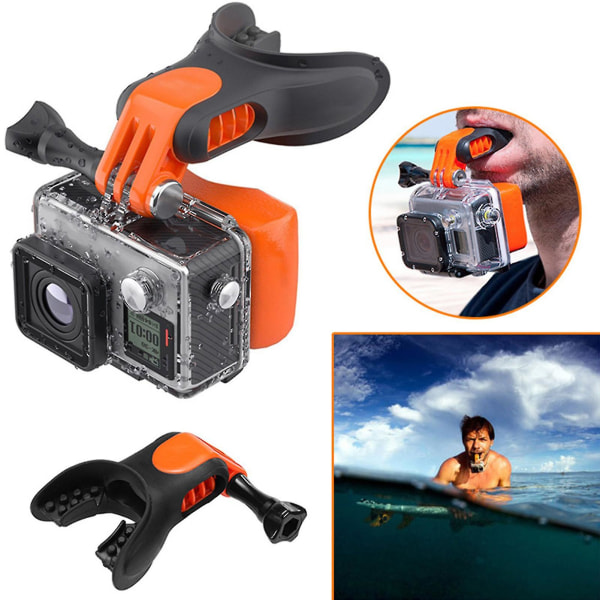 Munnsfäste Synlig Bärbar Kamera Tillbehör Surfing Munstycke Bit För Gopro Hero 7/6/5