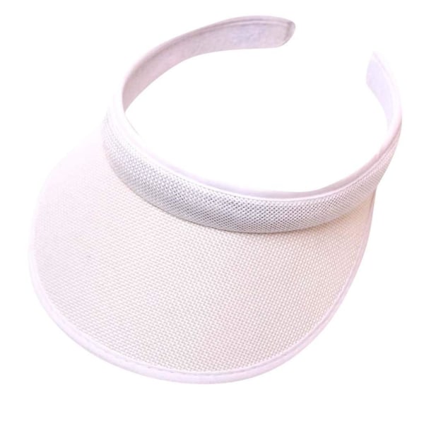 Unisex visiiri, Tennis Cap Golf Ca, UV-suojattu cap (valkoinen)