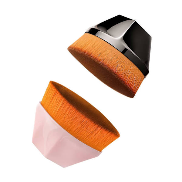 2-pak Foundation Makeup børste med etui