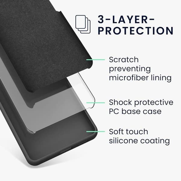 Etui kompatibelt med Apple iPhone 16 - Blødt TPU silikone beskyttende telefonetui - Sort