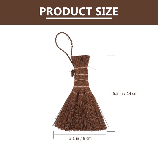 1 kpl Mini Cleaning Palm Broom Teeseremonialuuta Käytännöllinen pieni luuta