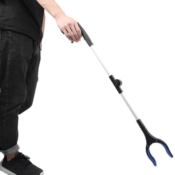 82 cm Ekstra Lang Samleværktøj Griber Hjælpemiddel til Handicappede Ældre Gravide Kvinder, Foldbar