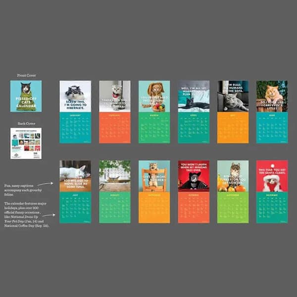 2025 Sure Katte Kalender Vrede Katte 2025 Kalender