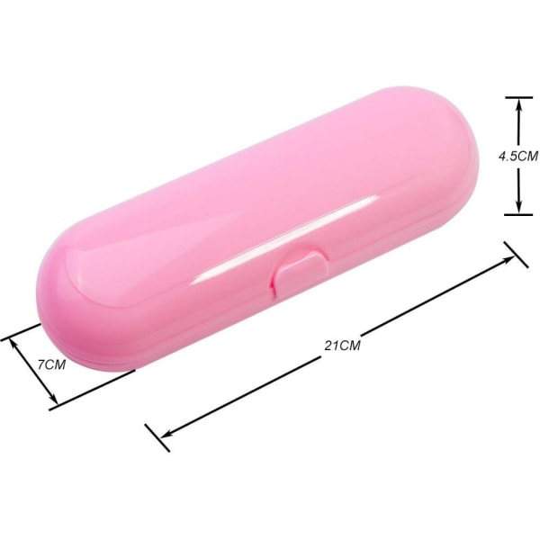 Tannbørsteetui for Oral B & Philips Sonicare, rosa