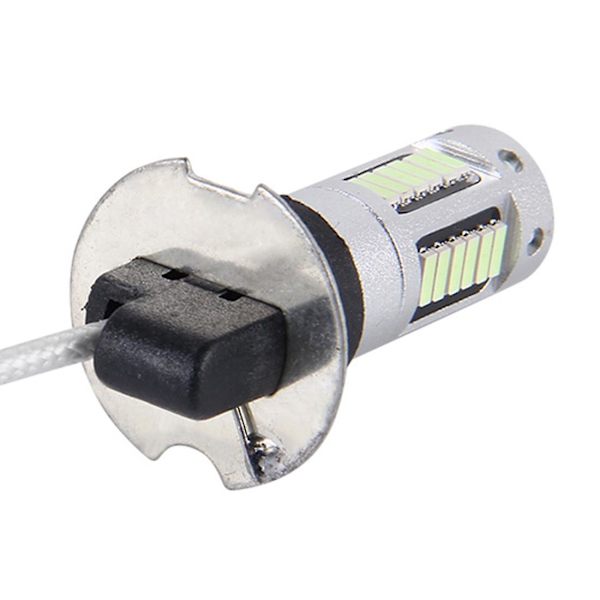 2 st H3 10W 30 SMD-4014 LED-dimlampor för bil, DC 12V Ice Blue Light