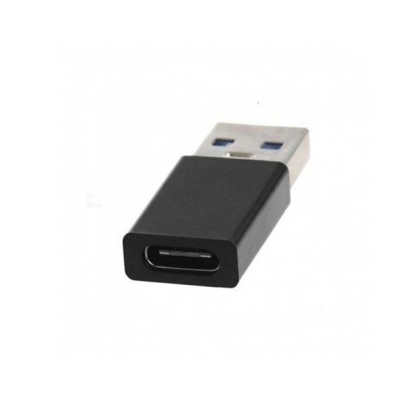 2-PACK USB-C till USB-A Adapter USB 3.0 Svart