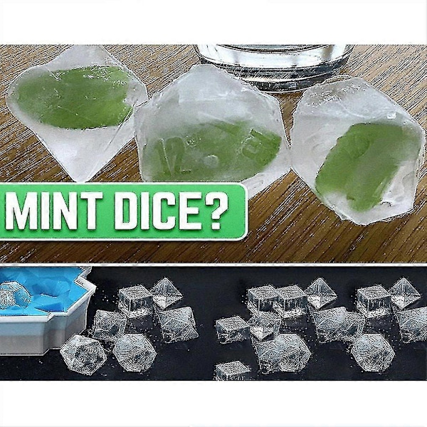 DIY Terningformet Isformbrett Sjokolade Kakeformer