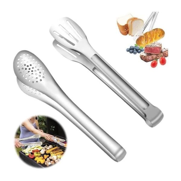 Grilltang i rustfrit stål – Præcis og robust – 23 cm – Mærke