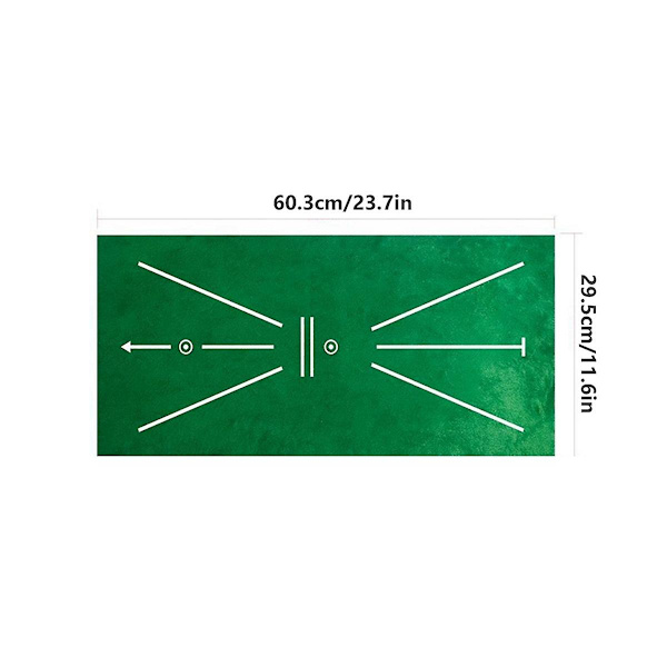 Golf Swing Detection Pad träffar Anti-Swing Movement Track och återställer den med lätt torkning