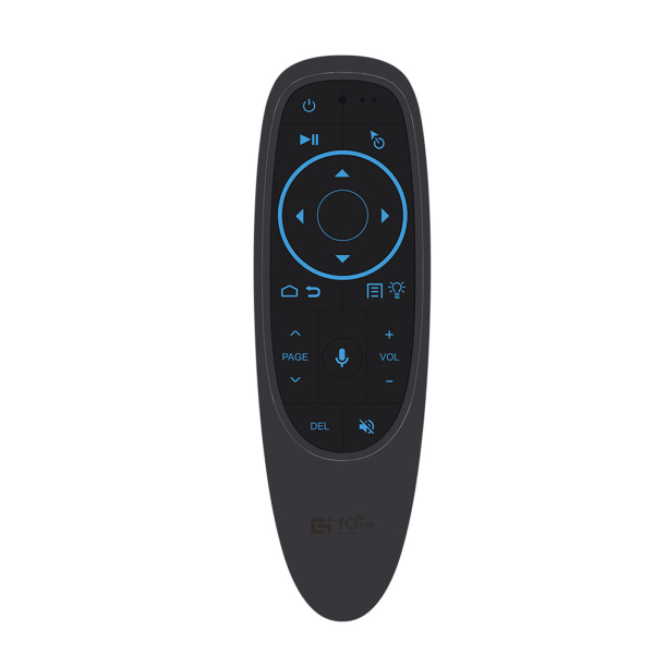 G10s Pro Voice Remote Air-Mouse Remote, 2.4G langaton kaukosäädin 6-akselis gyroskoopilla ja IR-oppimisella