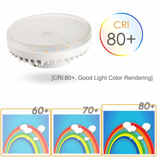 LED 9W GX53 skåpsbelysning 48 st 2835 9W GX53 Varmvit 4 st