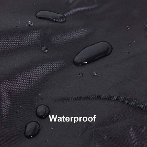 Skyddsöverdrag för spa - Vattentätt - UV-beständigt - Elastisk fåll - 218x218x30 cm - Svart.