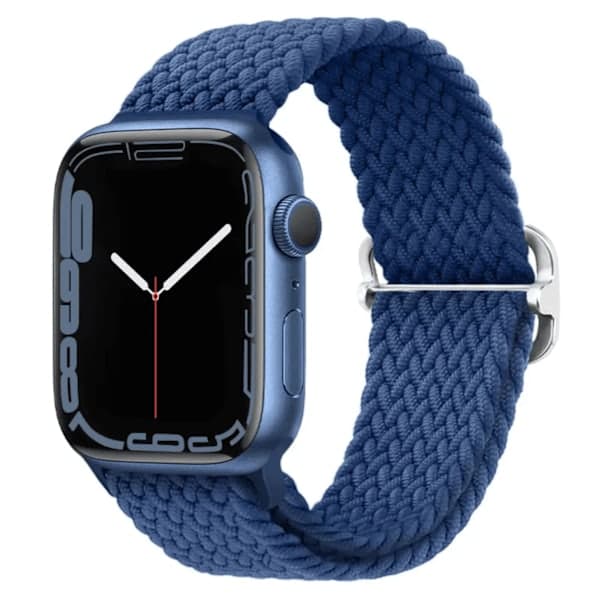 Elastinen rannekoru punottu Apple Watch 38mm / 40mm / 41mm - HARMAA