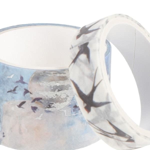 Eske med Washi-tape Dekor for Scrapbook DIY Notatbok