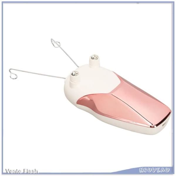 Elektrisk epilatorfil, elektrisk epilator til kvinder med LED-lys, ergonomisk håndtag