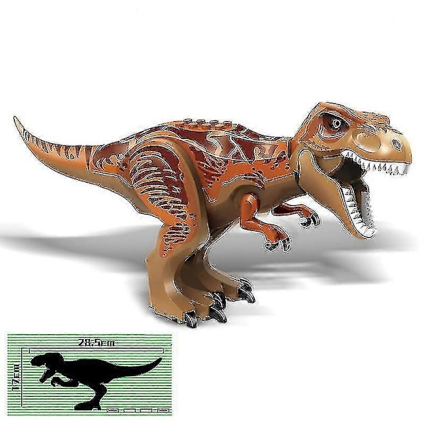 1 st Jurassic Dinosaurie Byggklossar Stor Storlek T-rex Quetzalcoatlus Baryonyx Actionfigurer Barnleksaker Presenter Indoraptor