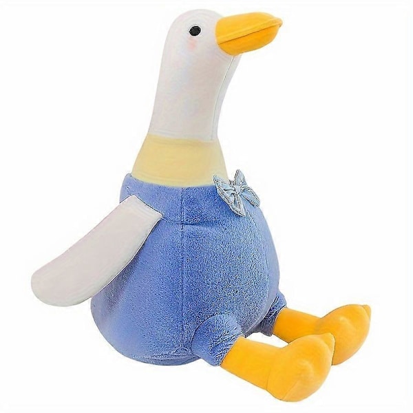 Varmt Te Gås Anka Docka Fångstmaskin Docka Plyschleksak Sovkudde som Gåva till Flickor blue