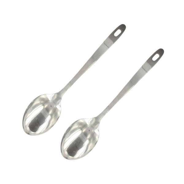 Sett med 2 serveringsskjeer i rustfritt stål, 31,5 cm, Fackelmann Oxford