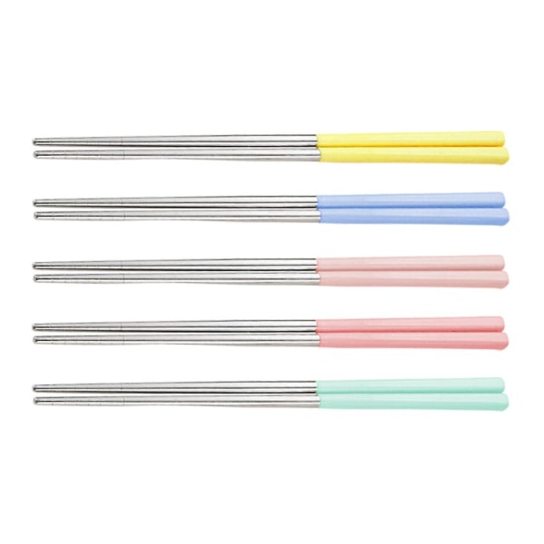 5 par reisebestikk spisepinner i japansk stil graverte pinner nudler spisepinner Novelty spisepinner