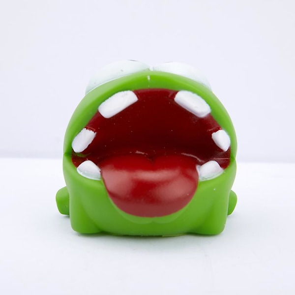 Rope Frog Vinyl Rubber Games Dukke Om Nom Candy Gulping Monster Legetøj Figur Shytmv
