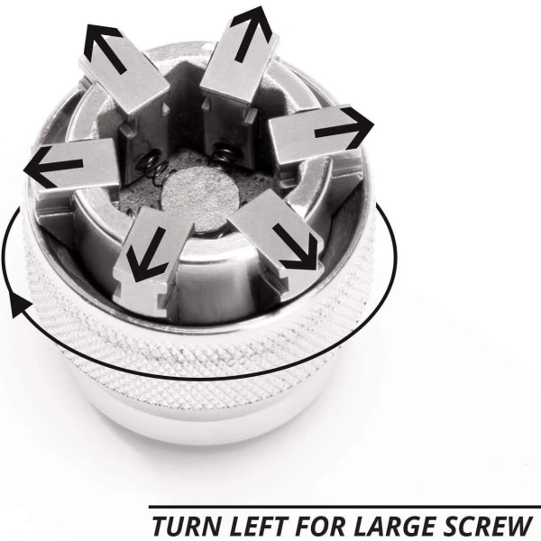 Universal Justerbar Sokkel Nøgle Adaptiv Multifunktionel Drev Nøgle Sokkel Adaptiv All-Fitting Multi Bore Tilbehør Universal Nøglemuffe
