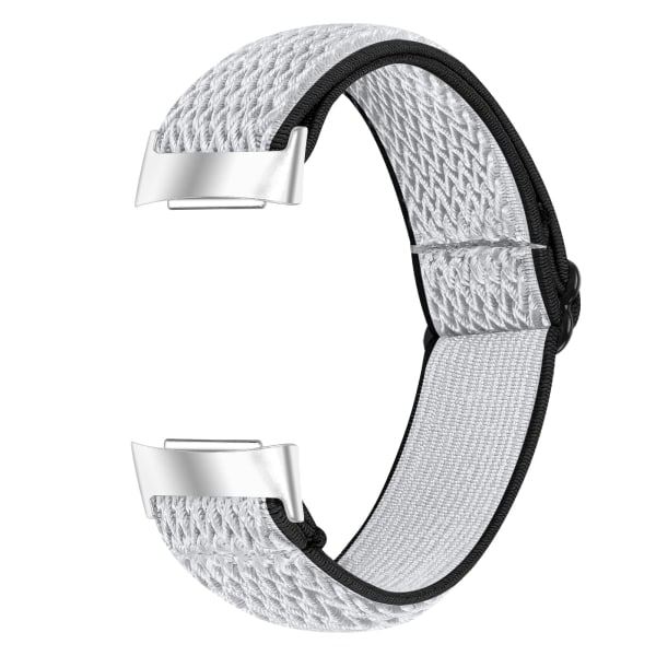 Fitbit Charge 5 ranneke Nylon Harmaa/Musta