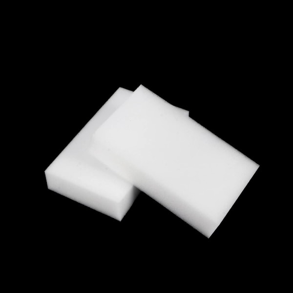 100 pakke 8x5x3 cm Magic Eraser Svamper, Magic Eraser Eraser Pads Melamin Svampskum for vegger, kjøkken, bad flekker Fjerning av flekker