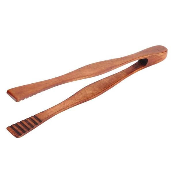 Tång - Trä - Halkfri - Värmebeständig - 26,5 cm