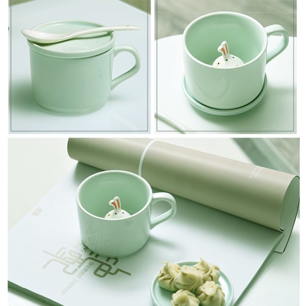 3D Djurmugg Djur Inuti Koppen Cartoon Keramisk Figur Tekopp Jul Födelsedagspresent Till Barn Kvinnor Män Kaffe Mugg 3