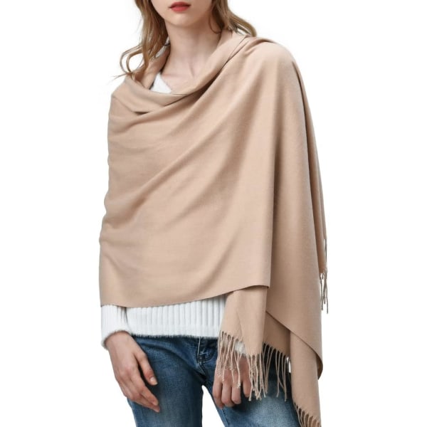 Cashmere skjerf for kvinner sjalet omslutter ekstra store Cashmere skjerf for vinteren(3)
