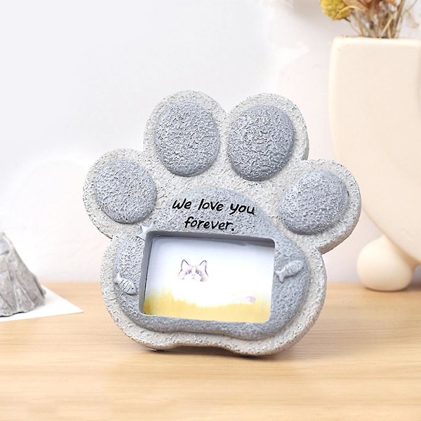 Minnesmerke for kjæledyr i harpiks - Gravstein for hund og katt - Innovativ hylleststatue for kjæledyr