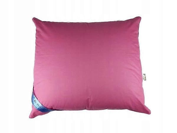 Fjærpute 70x80, bomull, fjær 1,6 kg rosa