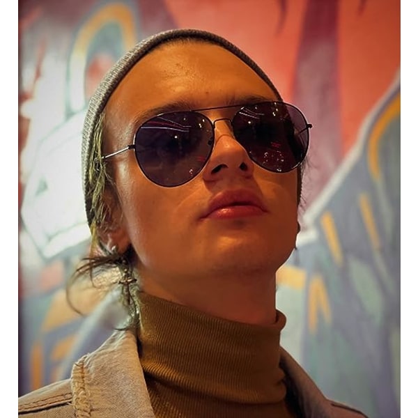 Pilot-tyyliset aurinkolasit, unisex, UV400-linssillä, suojaavat sävyt