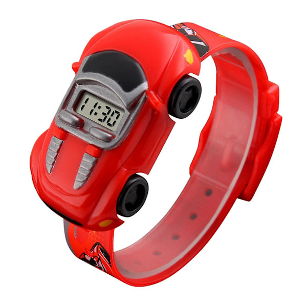 Børnebilur Mode Elektronisk Armbåndsur Innovativ Bilform Gul Red