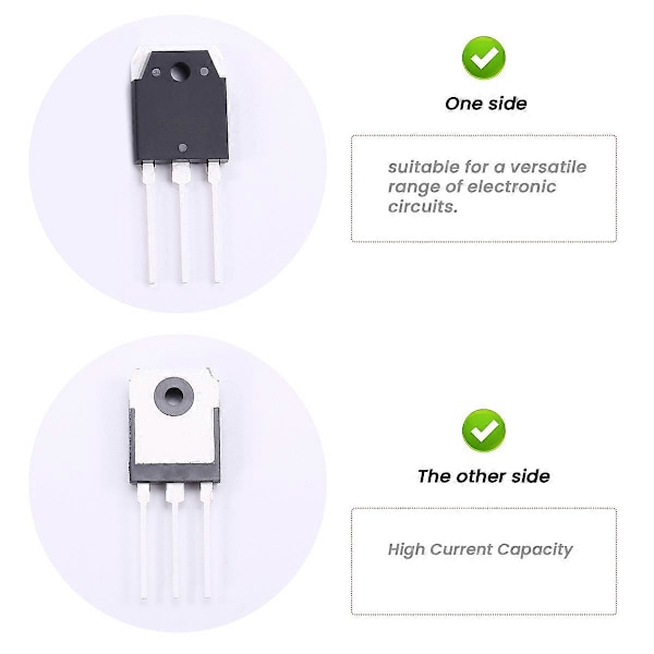 5 stk. 40N60FD2 SGT40N60FD2 SGT40N60FD2PN 40A 600V Transistor TO-3P - Høy Effektivitet & Rask Switching