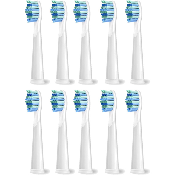 Elektriska tandborsthuvuden för FW-507/508/551/515/917/959/2011,D1/D3/D7/D8 (10-pack)