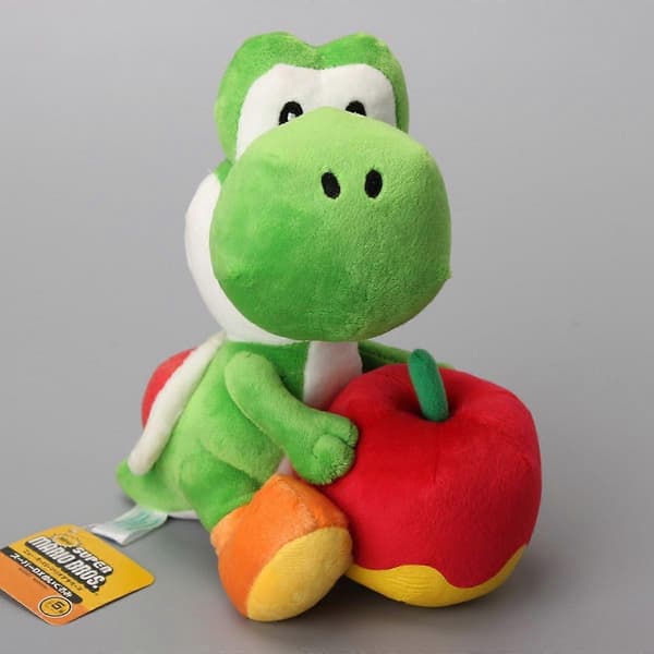 Yoshi med eple plysj 7''