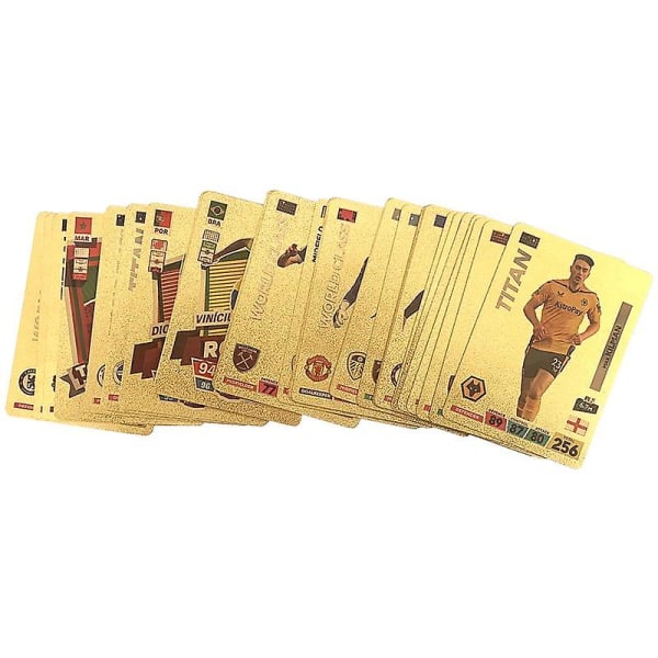 Soccer Gold Cards 50 Cards Fun Cards Kids Toys