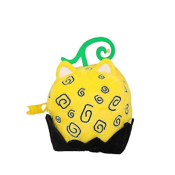 Blox Fruits Spel Periferi Djävulens Frukt Fruktlåda Dock Plysch Leksak Boris Yellow Stunned Box 13cm Single Compression