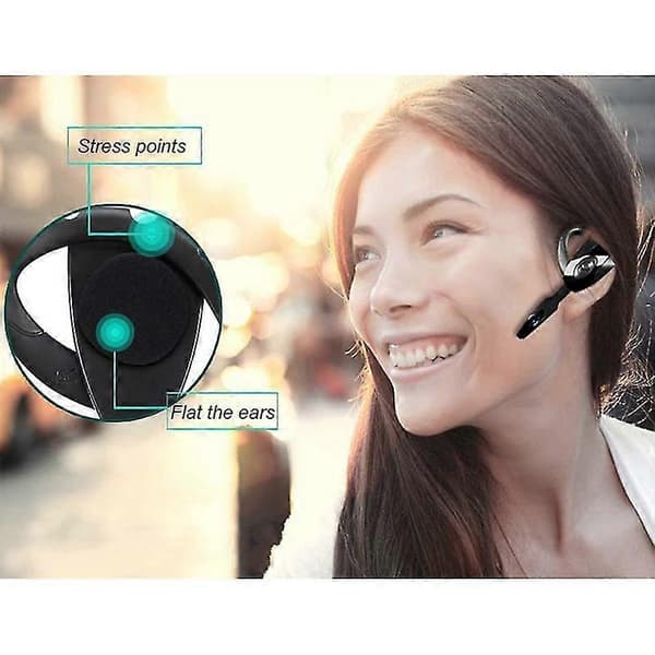 Ex-01 Bluetooth-kompatible 5.0 Øretelefoner Ørekrok Sport Håndfritt Headset For Smarttelefon Q