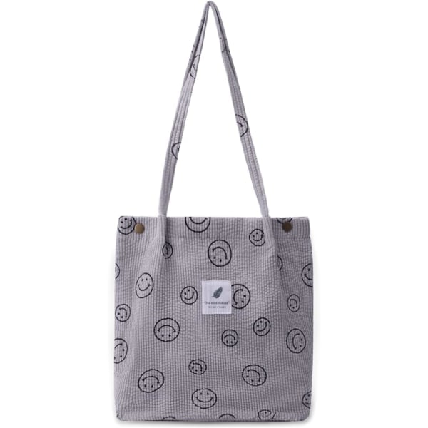 Smiley Face Tote Bag, Manchester Tote Bag Aesthetic Smiley Cute Tote Bags Purse Shoulder Bags Teenage Girls Trendy Stuff