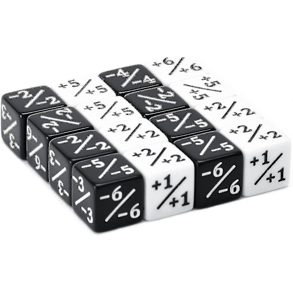 48 Stycken Tärningsräknare Token Tärningar Lojalitetstärningar D6 Tärningskub Kompatibel Med Mtg