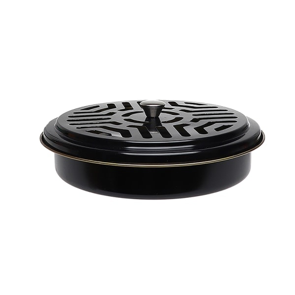 Myggspiralholder Stativ i Rustfritt Stål Rund Stativ Black
