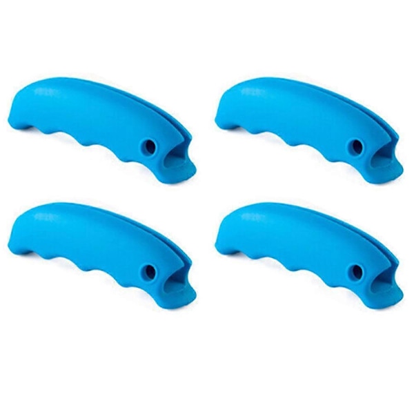 PIAO silikonhåndtakbærer 4 stk Plastposeholder Bærer Sterkt Silikonhåndtak Bærer for Matvareplastposer Handleposer Søppelpose