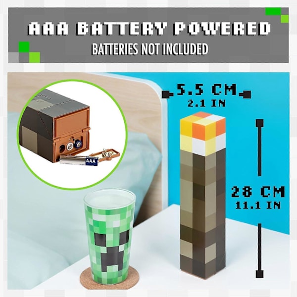 Lommelykt 2 lysmoduser 2 bruksmoduser batteridrevet