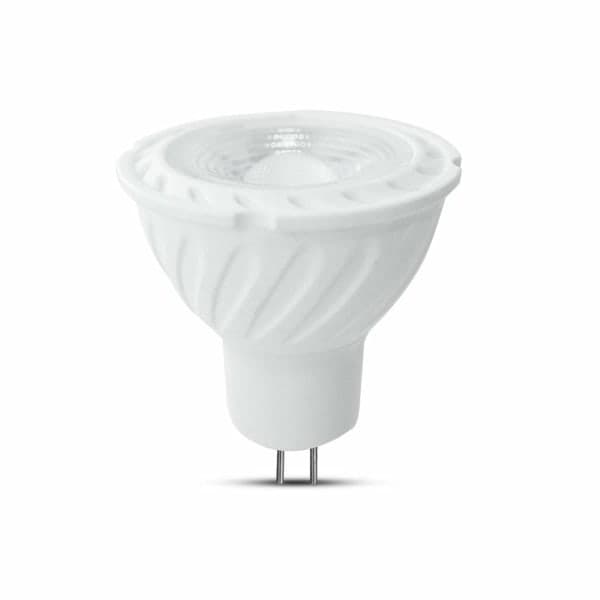 2-pakning 5W LED-lampe, Mr16 Spotlight Chip 3000K 12V Varmhvit